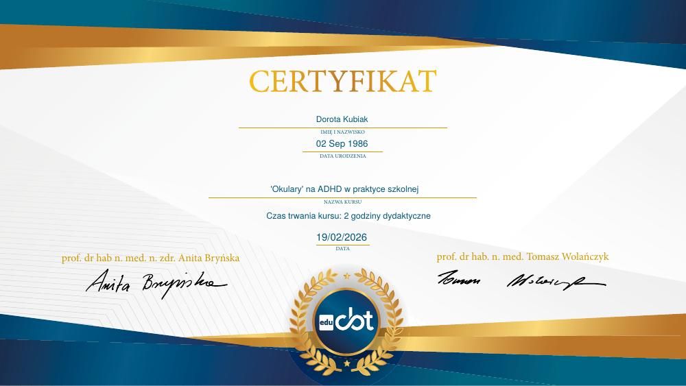 ADHD w praktyce szkolnej